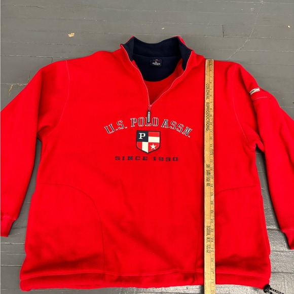 Vintage us polo assn 1/4 zip fleece - Picture 5 of 7
